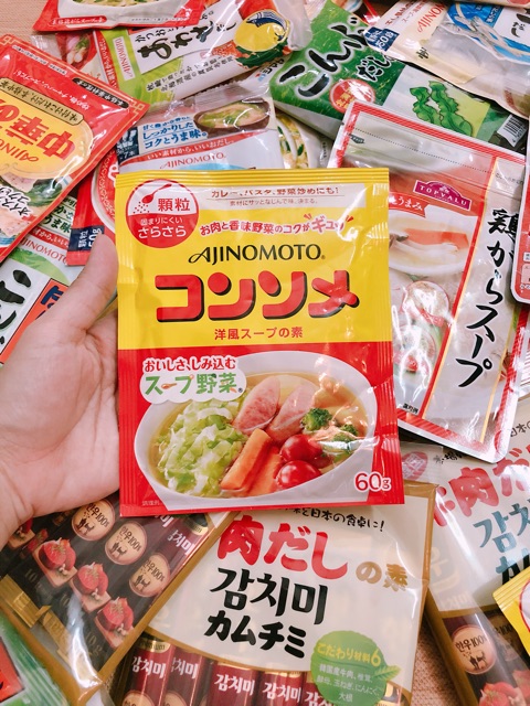 Tổng hợp hạt nêm Nhật cho bé
