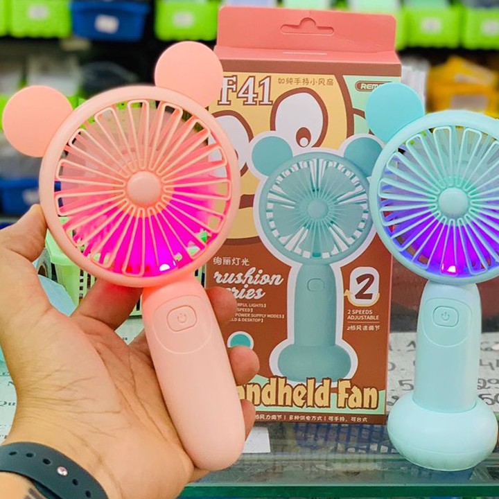 Quạt cầm tay mini Remax Ruchun Series F41, tiện dụng phù hợp với đi chơi, du lịch | BigBuy360 - bigbuy360.vn