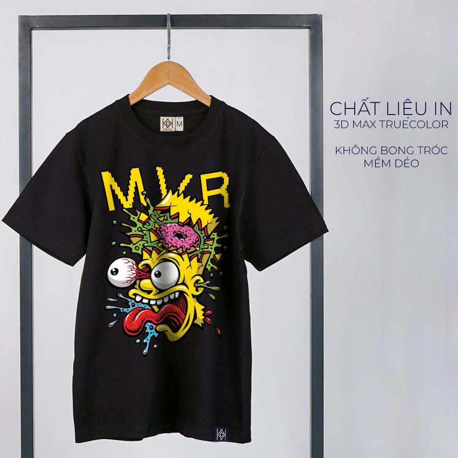 Áo Thun Nam Nữ form mỹ rộng Áo thun Unisex In Hình Simson Donut Áo Phông Localbrand MVR Hàng Chính Hãng KK1413