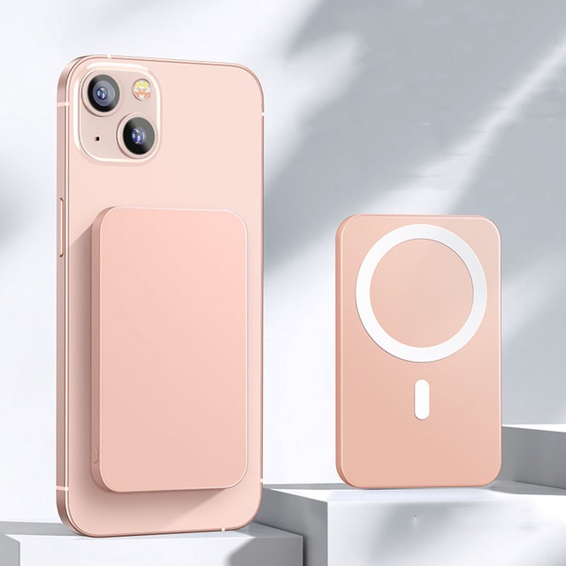 Pin Sạc Dự Phòng Không Dây Từ Tính Cho Iphone 12 13 14 Pro Max 10000mAh