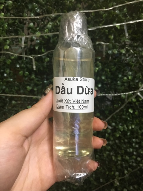 Dầu Dừa ép lạnh - 10ml/50ml/100ml_ Nguyên Liệu Mỹ Phẩm Handmade