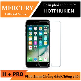 Miếng dán kính cường lực iPhone 6 Plus / 6s Plus Mercury H+ Pro ( 0.2mm, chống dầu, chống chói )- Hàng chính hãng