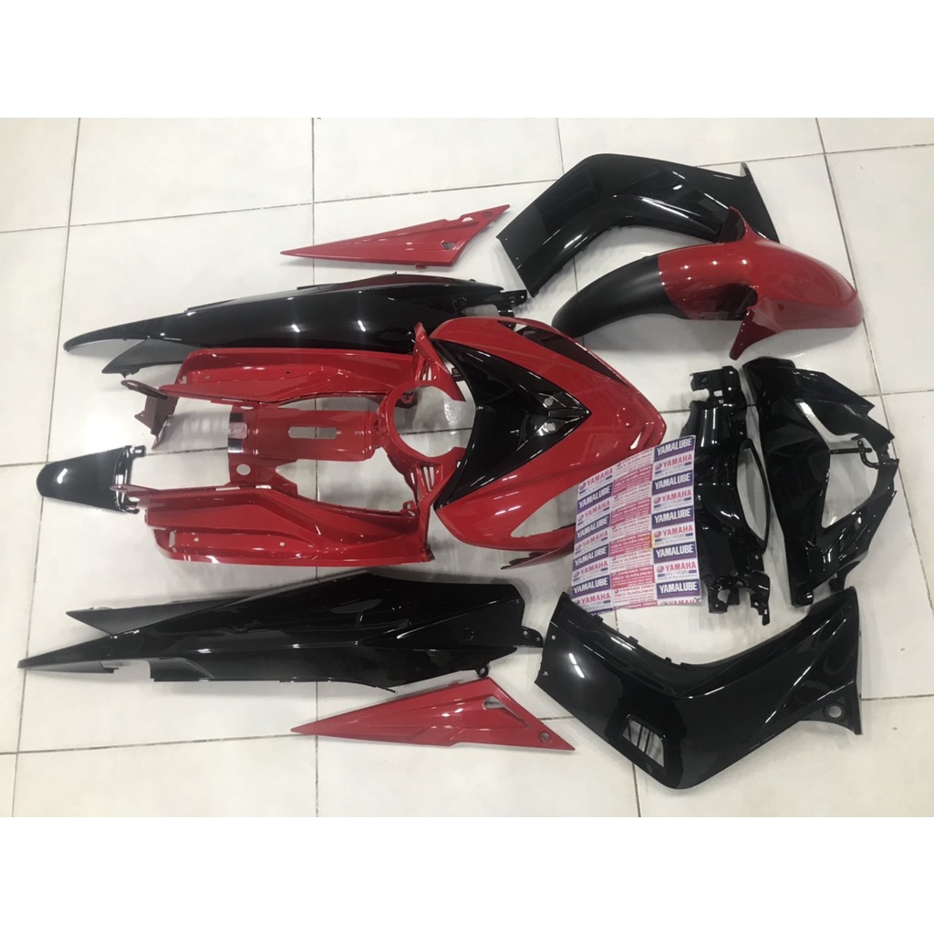 Dàn áo mủ sơn đỏ cờ RC ex 2010 đi ốp đầu nhỏ 2006 12 món zin chính hãng yamaha