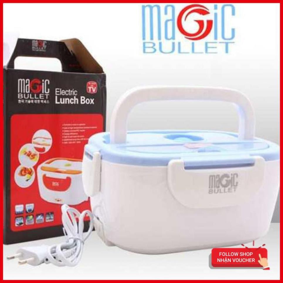 Hộp Cơm Cắm Điện Ruột Inox Hâm Nóng Thức Ăn Siêu Tốc - Magic Bullet Electric Lunch Box