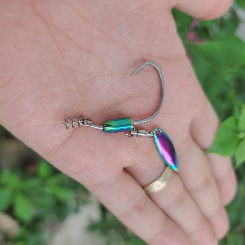 Lưỡi Câu Cá Lóc AR15 Titan cao cấp _lưỡi câu lure