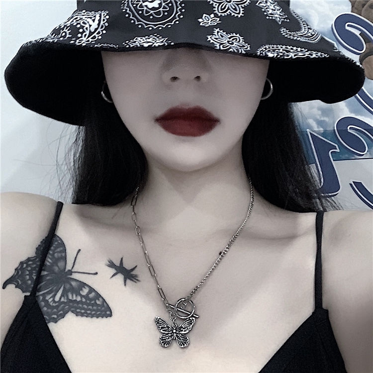 Dây Chuyền Sợi Xích Phối Mặt Hình Bướm 22328