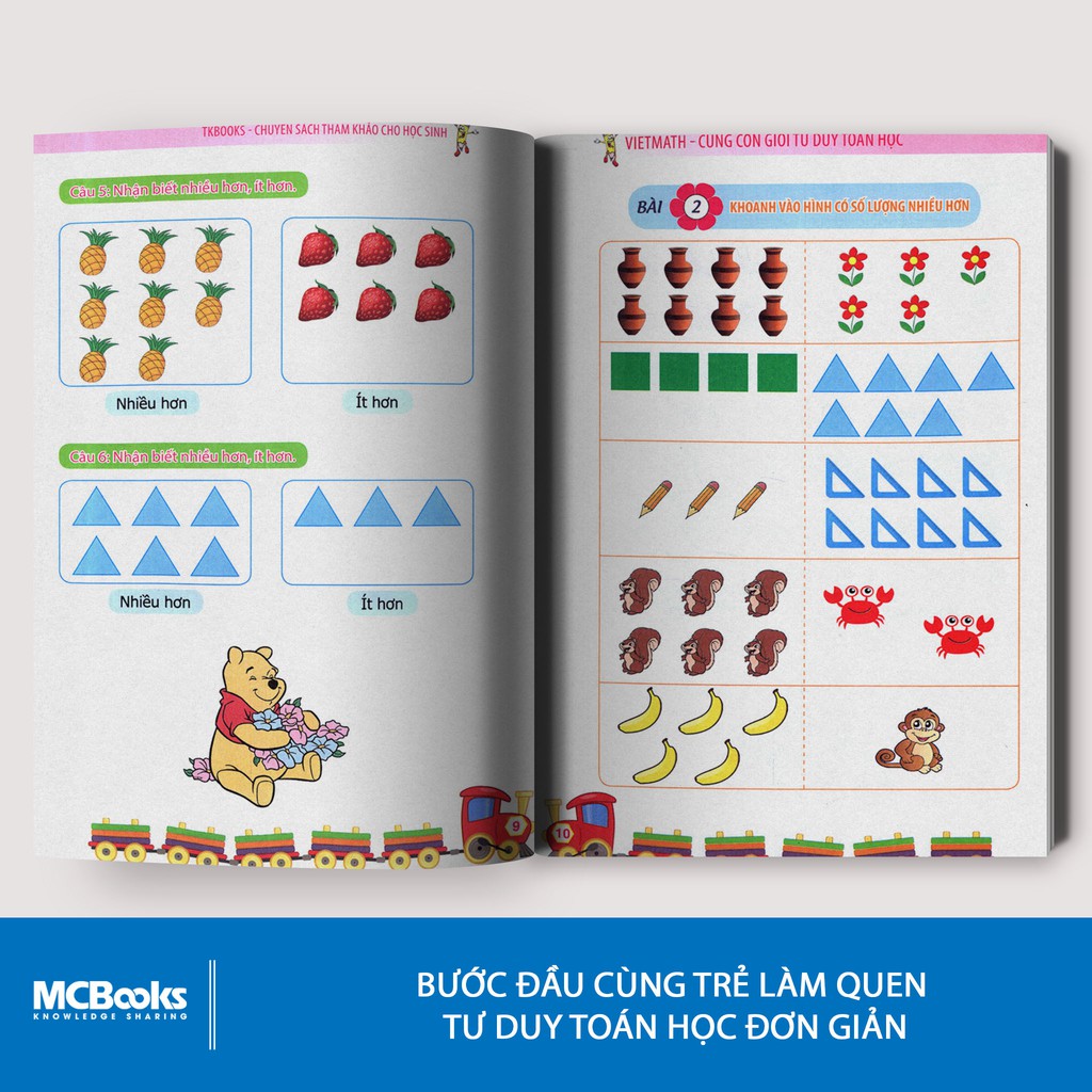 Sách - Vietmath - Cùng Con Giỏi Tư Duy Toán Học 2 - MCBooks