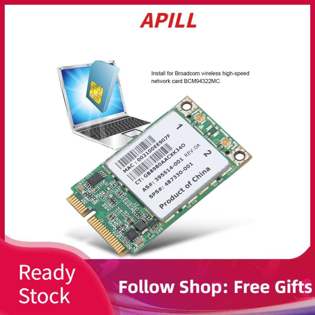 Card Wifi Mini Pci-E 300mbps Cho Máy Tính Dell / Acer / Asus