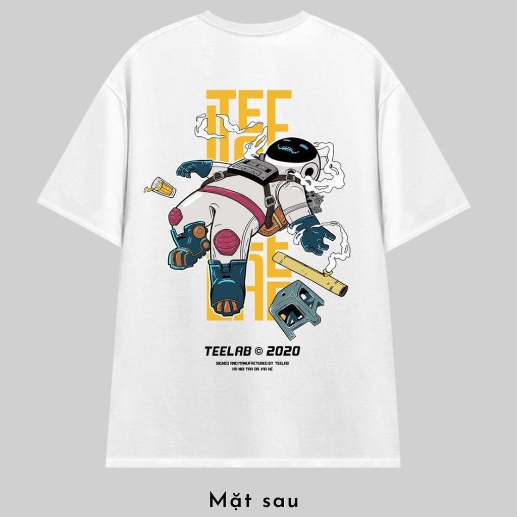 Áo Thun Tici Tay Lỡ Teelab Hà Nội Trà Đá ATC06