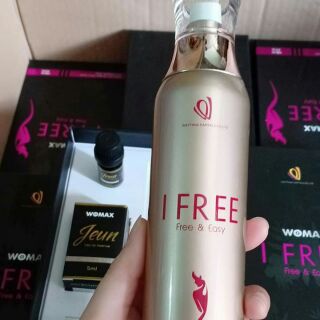 Bộ đôi Nước rửa phụ khoa cộng nước hoa vùng kín IFREE.tặng ngay 1 chai nước hoa vùng kín khi mua nước rửa IFREE .