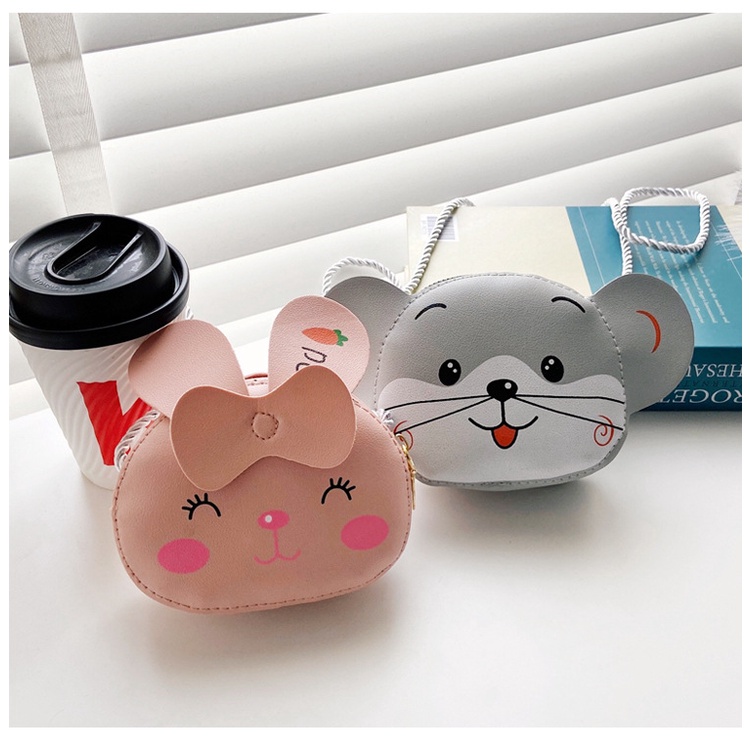 Túi đeo chéo trẻ em hình động vật dễ thương nhiều màu sắc Dương Kids