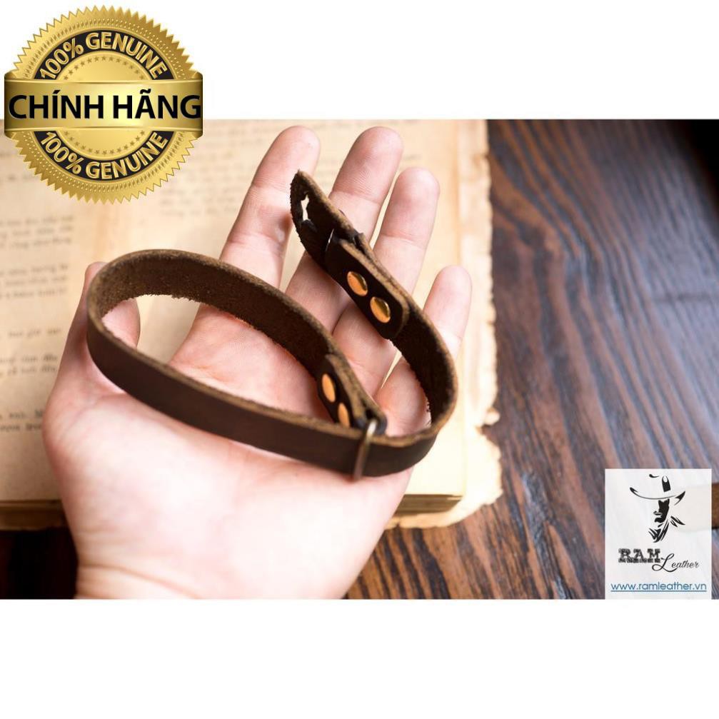 Da Bò Thật Rất Đẹp Dây Máy Ảnh Handstrap Da Bò Thật Rất Đẹp Nâu Đất Cực Chất – Ram Handstrap - Chính Hãng Ram Leather