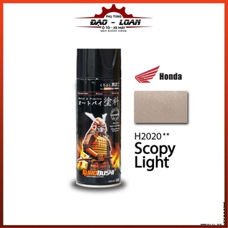Sơn samurai sơn xịt xe máy h2020** màu kem sáng