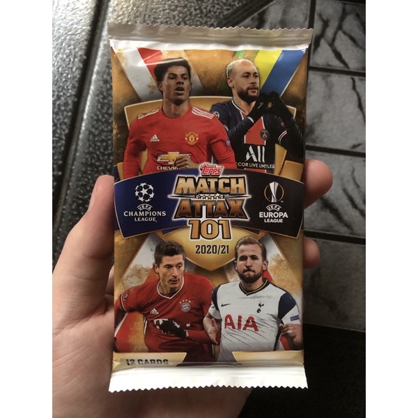 THẺ CẦU THỦ MATCH ATTAX 101 2020/21 PACK 12 THẺ