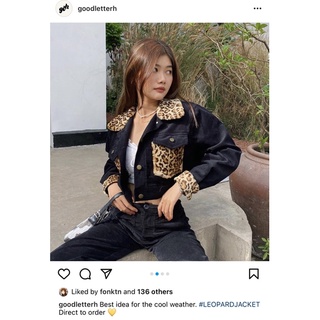 Pass áo khoác crop jeans GoodletterH