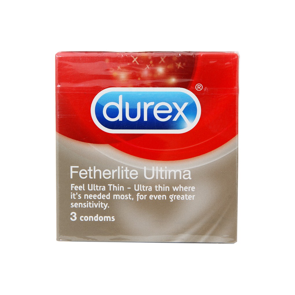 Hộp 3 cái bao cao su Durex các loại