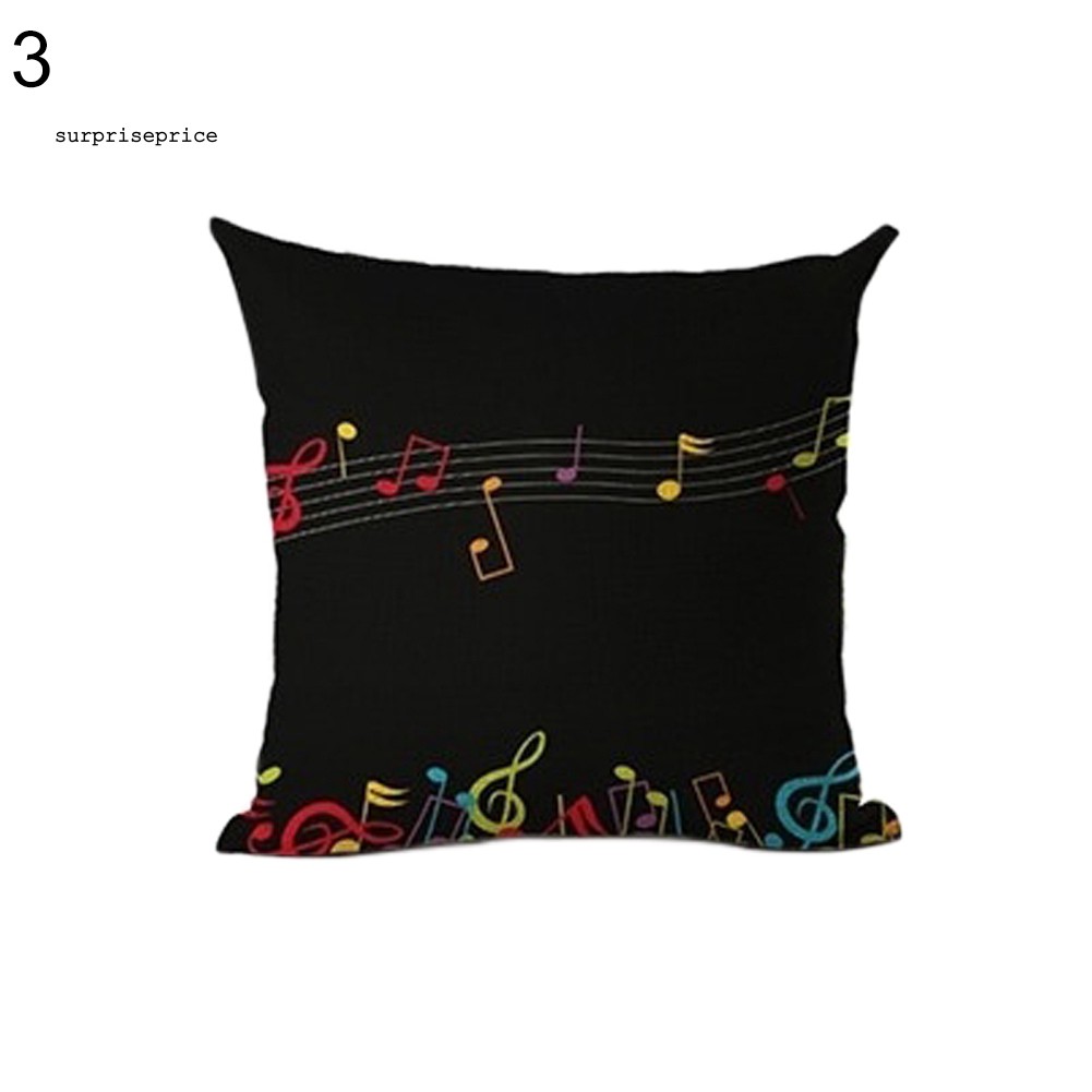 Vỏ gối hình phím đàn piano trang trí nội thất