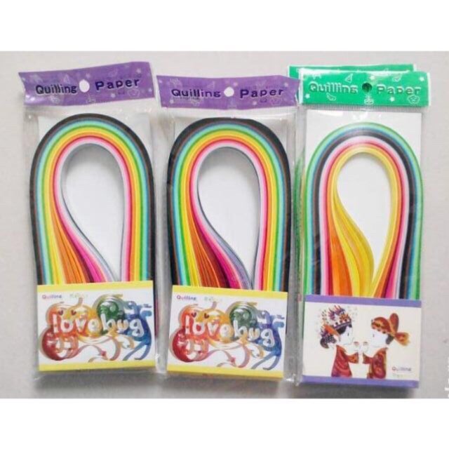 Giấy quilling nhiều màu