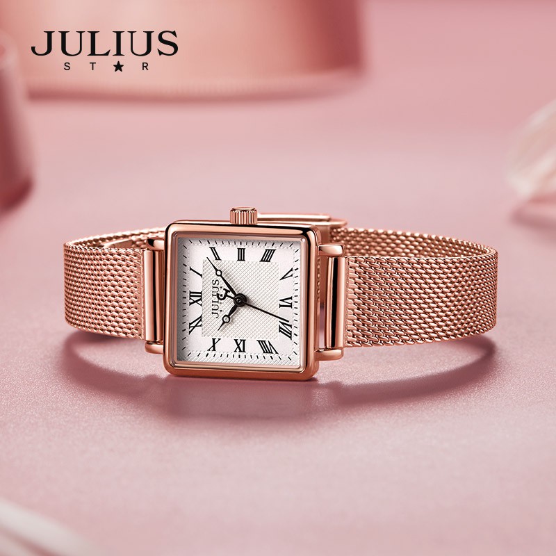 Đồng hồ nữ Julius Star JS031 dây thép