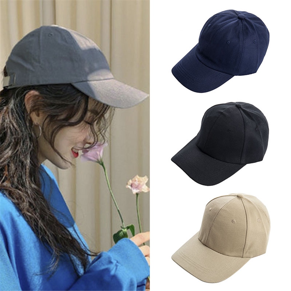 Mũ Lưỡi Trai Cotton Màu Sắc Retro Đơn Giản Thời Trang Cho Nam Và Nữ