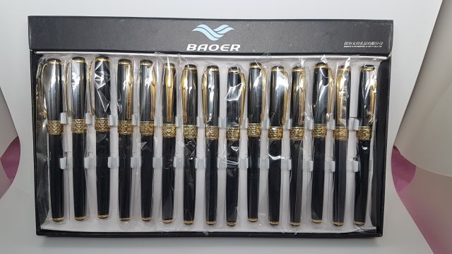 Bút bi mực nước vỏ kim loại Baoer 01 - Bút ký phong thủy cho bạn tài lộc trong kinh doanh