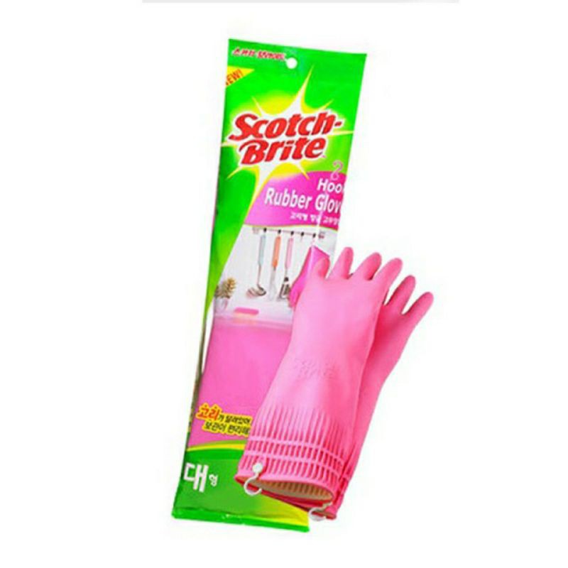 Găng tay gia dụng Scotch Brite 3M có móc treo 38cm XA010911221 là sản phẩm không thể thiếu trong nhà bếp của bạn.