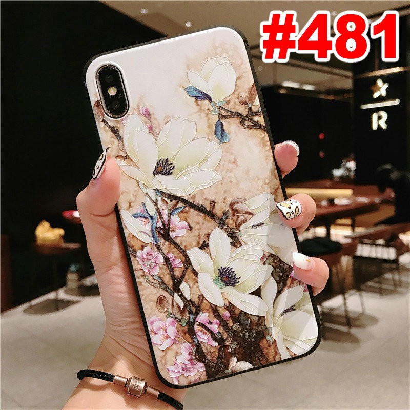 Ốp điện thoại mềm hoạ tiết in hoa dành cho Samsung Note 8 9 10+ A51 A71 A50S A20 A30 M10 S20 S10 S10e S8 S9+ J4 J6 | BigBuy360 - bigbuy360.vn