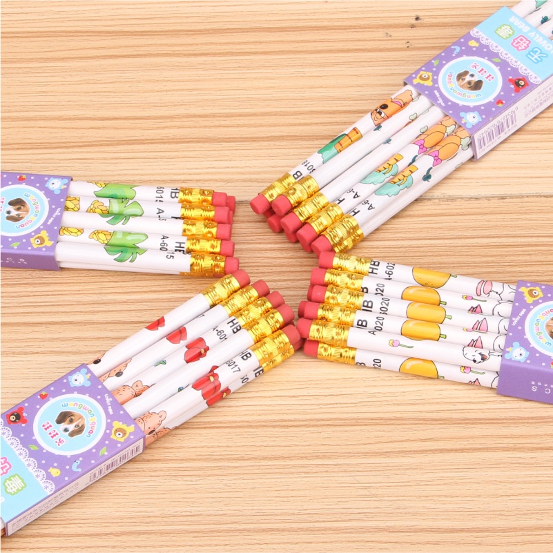 Hộp 10 Bút chì 2B VÀ HB hình dễ thương