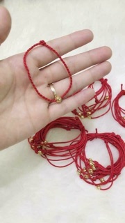 Vòng chỉ đỏ bi 10k