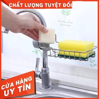 [XẢ KHO+FREE SHIP] KHAY INOX GẮN VÒI RỬA CHÉN, VÒI SEN ĐA NĂNG