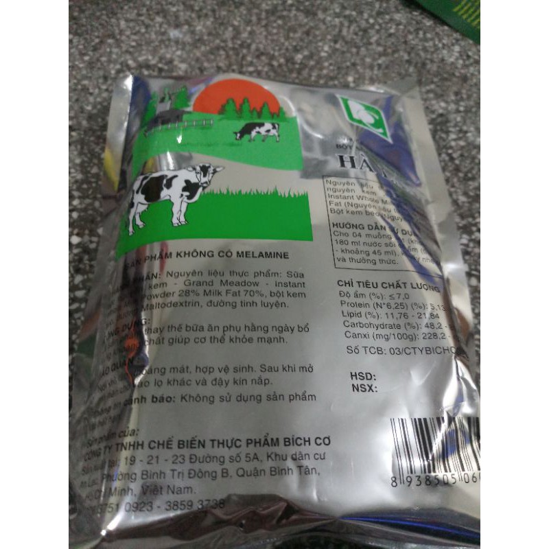 Bột sữa nguyên kem HÀ LAN ít đường hơn - 500gram - Bột sữa nguyên kem HÀ LAN