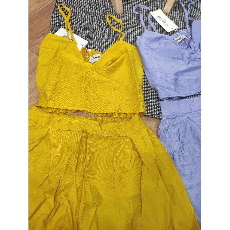 set áo dây xoắn ngực quần short ống rộng ( hình thật) | BigBuy360 - bigbuy360.vn
