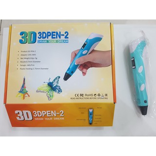 (Tặng kèm 3m mực) Bút 3D Có Bộ Sạc Chuẩn Kèm Dây Mực Nhiều Màu Sắc Cho Bé Thỏa Sức Sáng Tạo
