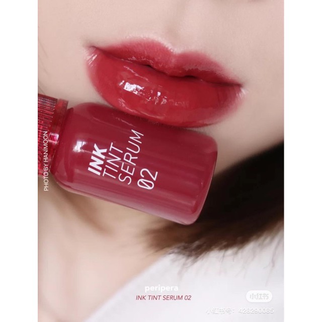 Son Tint Siêu Lì, Có Dưỡng Cho Đôi Môi Mịn Mượt Peripera Ink Tint Serum màu 02 Rosy Around