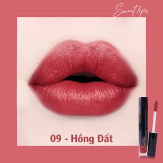 Son kem lì sweet lips 09 hồng đất