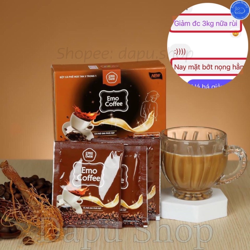 (EMO COFFEE) Bột hoà tan giảm cân Emoslim vị Cà Phê | BigBuy360 - bigbuy360.vn