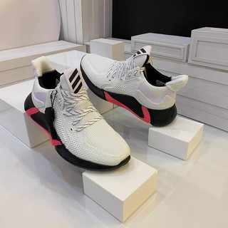 ⚡️ Giày Alphabounce InstinctM màu Trắng đế Đen sọc Đỏ
