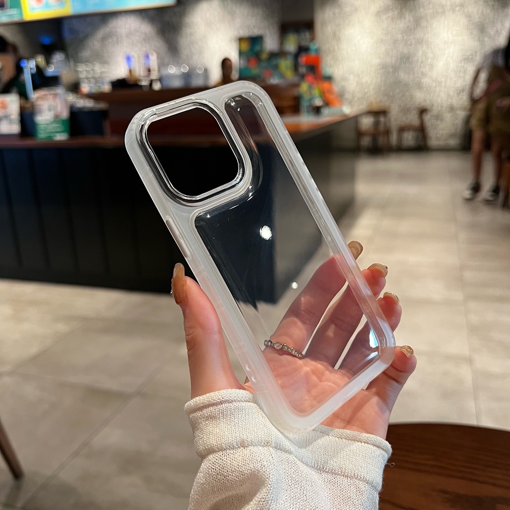 Ốp Điện Thoại Mềm Trong Suốt Thiết Kế Túi Khí Hình Bánh Mì Cho iphone 12 13 Pro Max 14 14Max 14 Pro 14 Pro Max