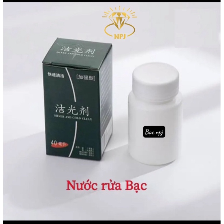 Nước rửa bạc tại nhà thần thánh , siêu sáng bóng, siêu sạch-Npj
