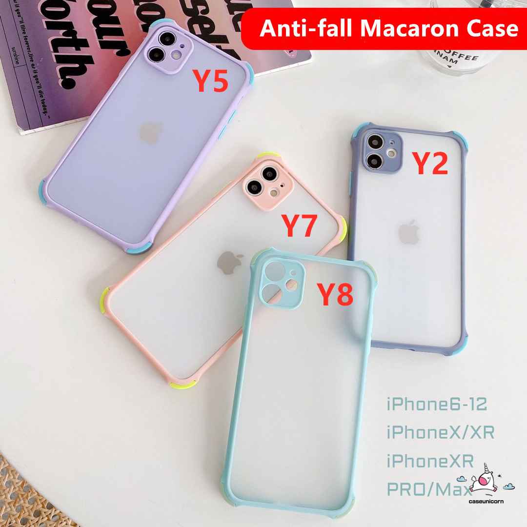 Ốp điện thoại cứng mặt nhám chống rơi vỡ bảo vệ cho iPhone 11 6 6s 7 8 Plus X XR XS MAX 11pro Max SE 2020 | BigBuy360 - bigbuy360.vn