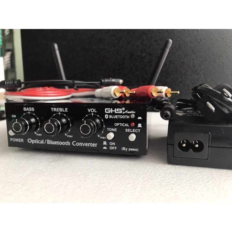 Bộ chuyển đổi âm thanh quang học optical sang audio AV/R-L hỗ trợ TV 4k/tích hợp đầu nhận bluetooth