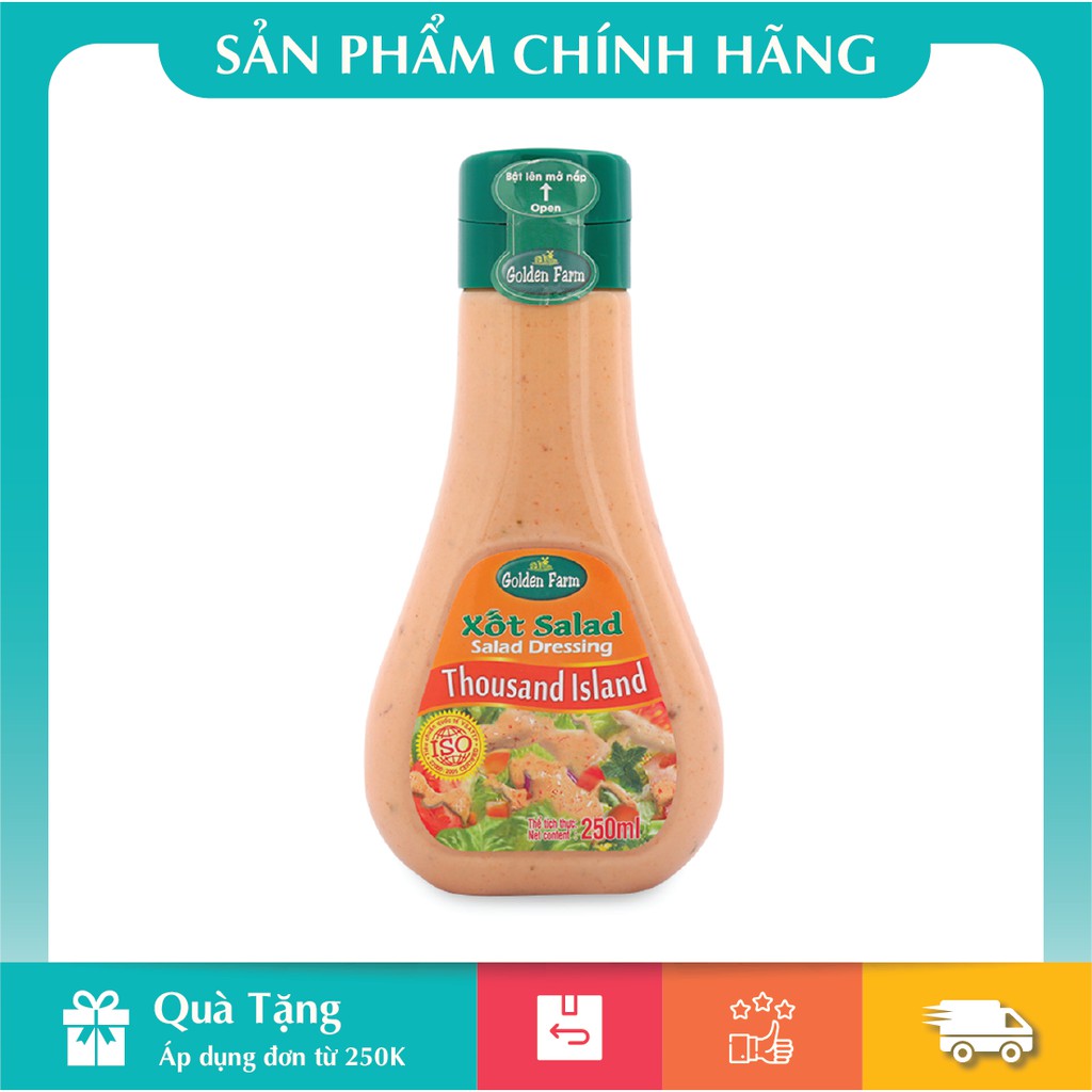 [HÀNG CHÍNH HÃNG] Sốt Salad Thousand Island Golden Farm 250ml