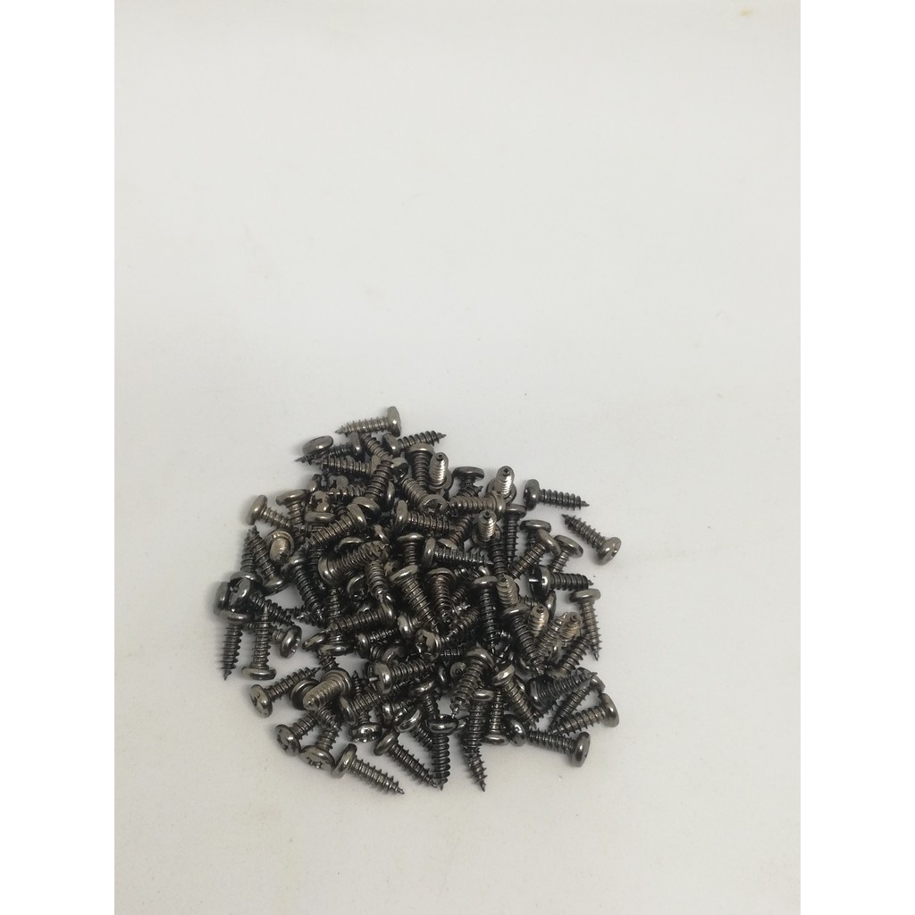 50 Ốc M3x10mm cấy gỗ, nhựa, DIY bắt mặt loa, thép carbon màu rất đẹp