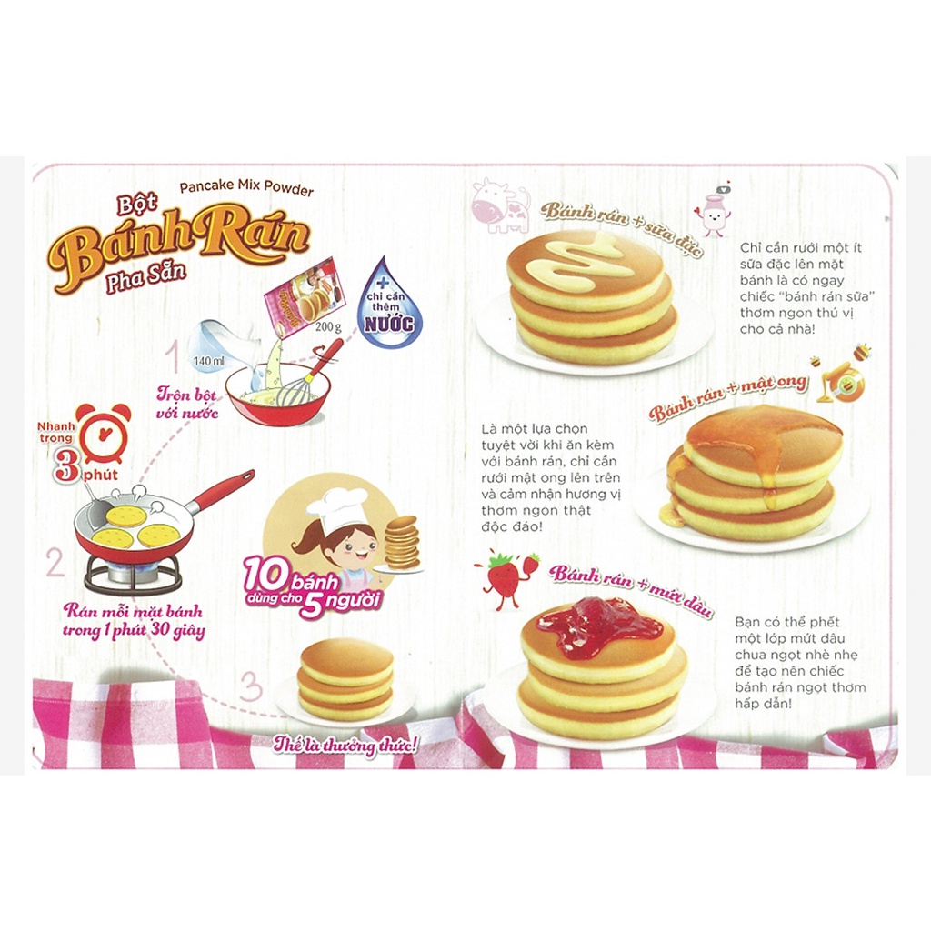 Bột bánh rán pha sẵn Aijonomoto 200g