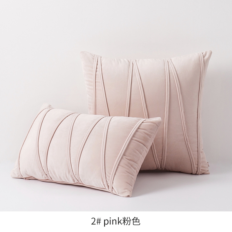 Vỏ Gối Nhung Hình Vuông 50x50 45x45 30x50cm Phong Cách Bắc Âu