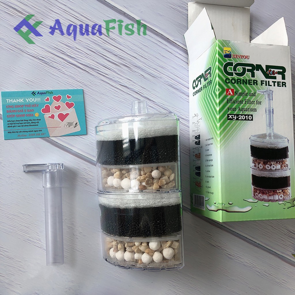 Lọc Vi Sinh XY 2008-2010 Dùng Cho Bể Cá Cảnh (dụng cụ lọc chuyên dụng cho cá 7 màu)