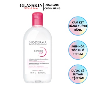 Bioderma Sensibio H2O Dung dịch làm sạch và tẩy trang công nghệ Micellar 500ml