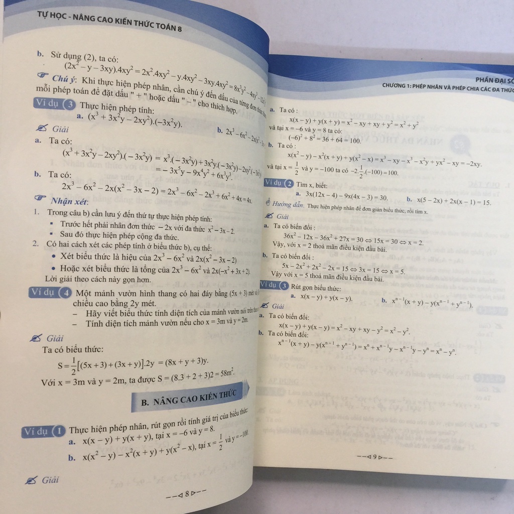 Sách - Tự Học Nâng Cao Kiến Thức Toán 8