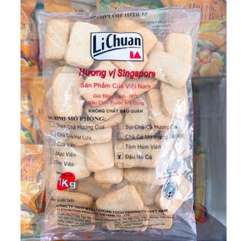 Đậu Hũ Cá Lichuan 1kg