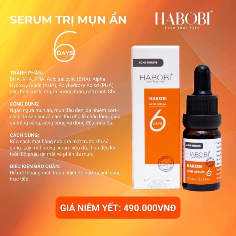 serum mụn habobi